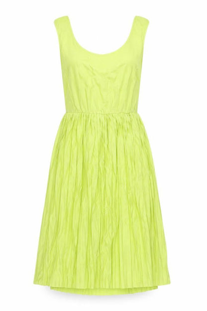 Marks and Spencer Women's Green Dress, Size 8, Sleeveless