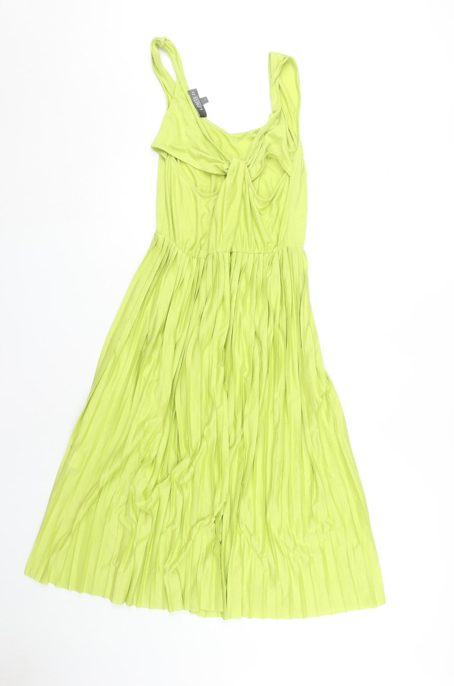 Marks and Spencer Women's Green Dress, Size 8, Sleeveless