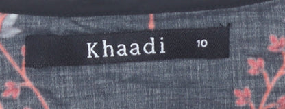 Khaadi Women's Multicoloured Geometric Dress Size 10