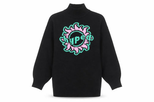 Womens UK Size XS H&M Black Pullover Jumper
