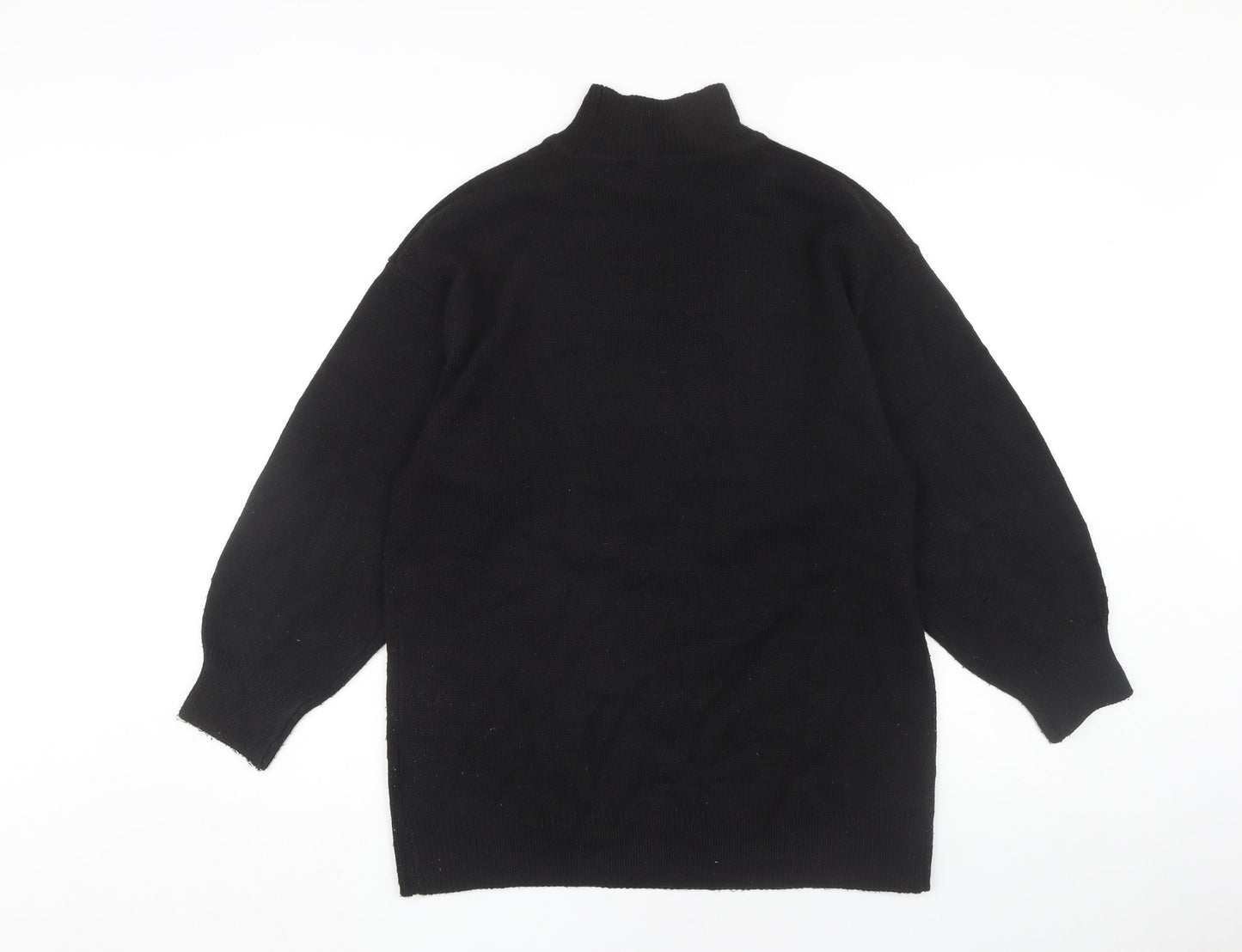 Womens UK Size XS H&M Black Pullover Jumper