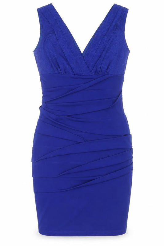 Valerie Bertinelli Women's Blue Bodycon Dress Size 8