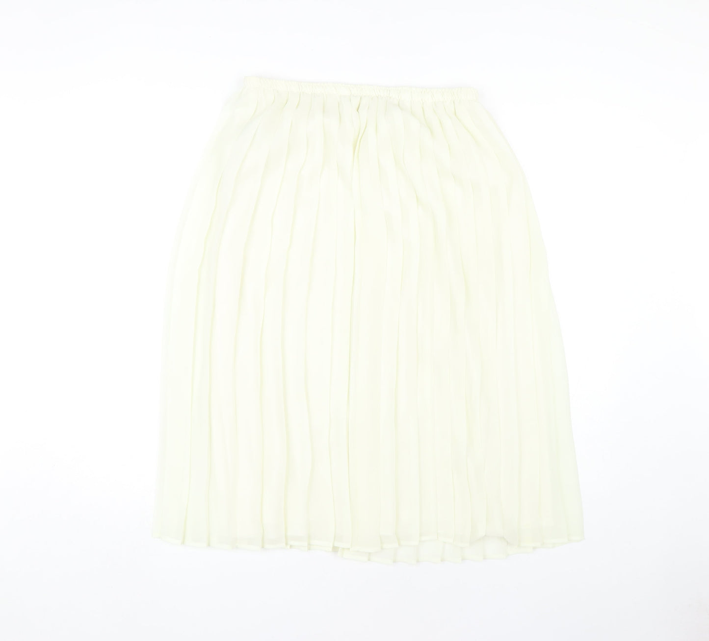 Marks and Spencer Women's Ivory Pleated Midi Skirt
