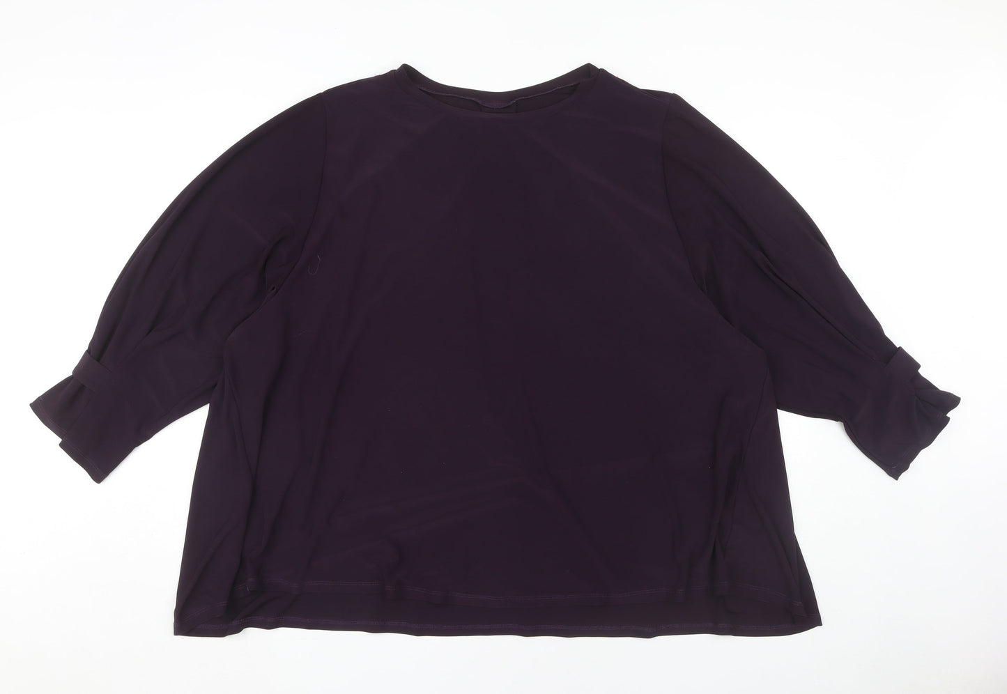 Womens UK Size 26/28 Roman Purple Basic Blouse