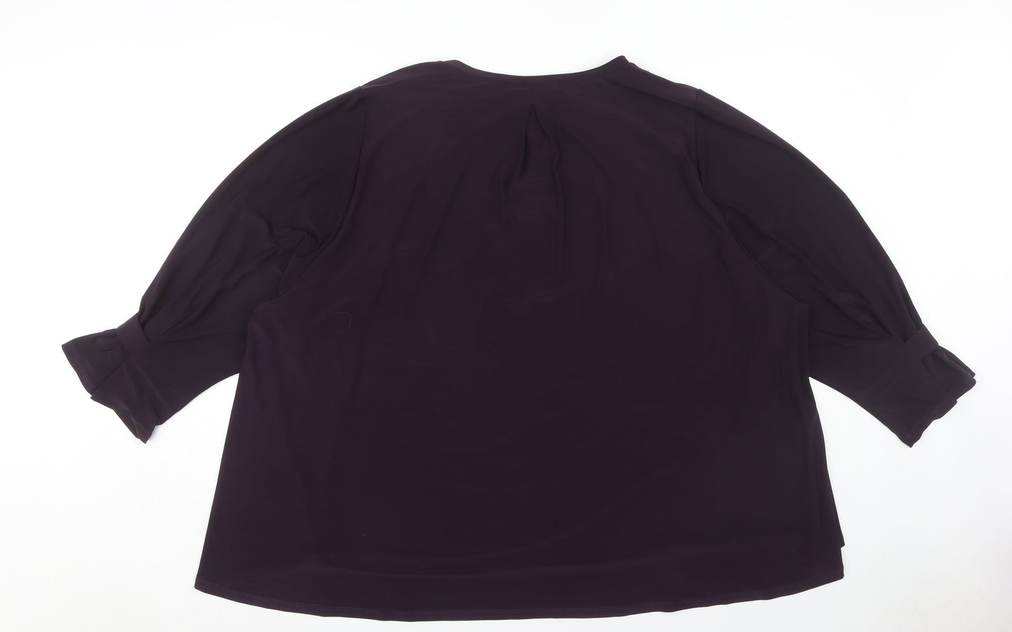 Womens UK Size 26/28 Roman Purple Basic Blouse