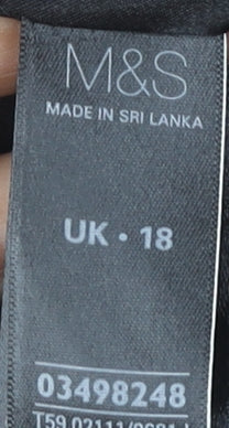 Womens UK Size 18 Marks and Spencer Black