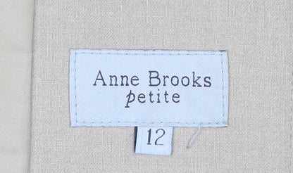 Womens UK Size 12 Anne Brooks Beige