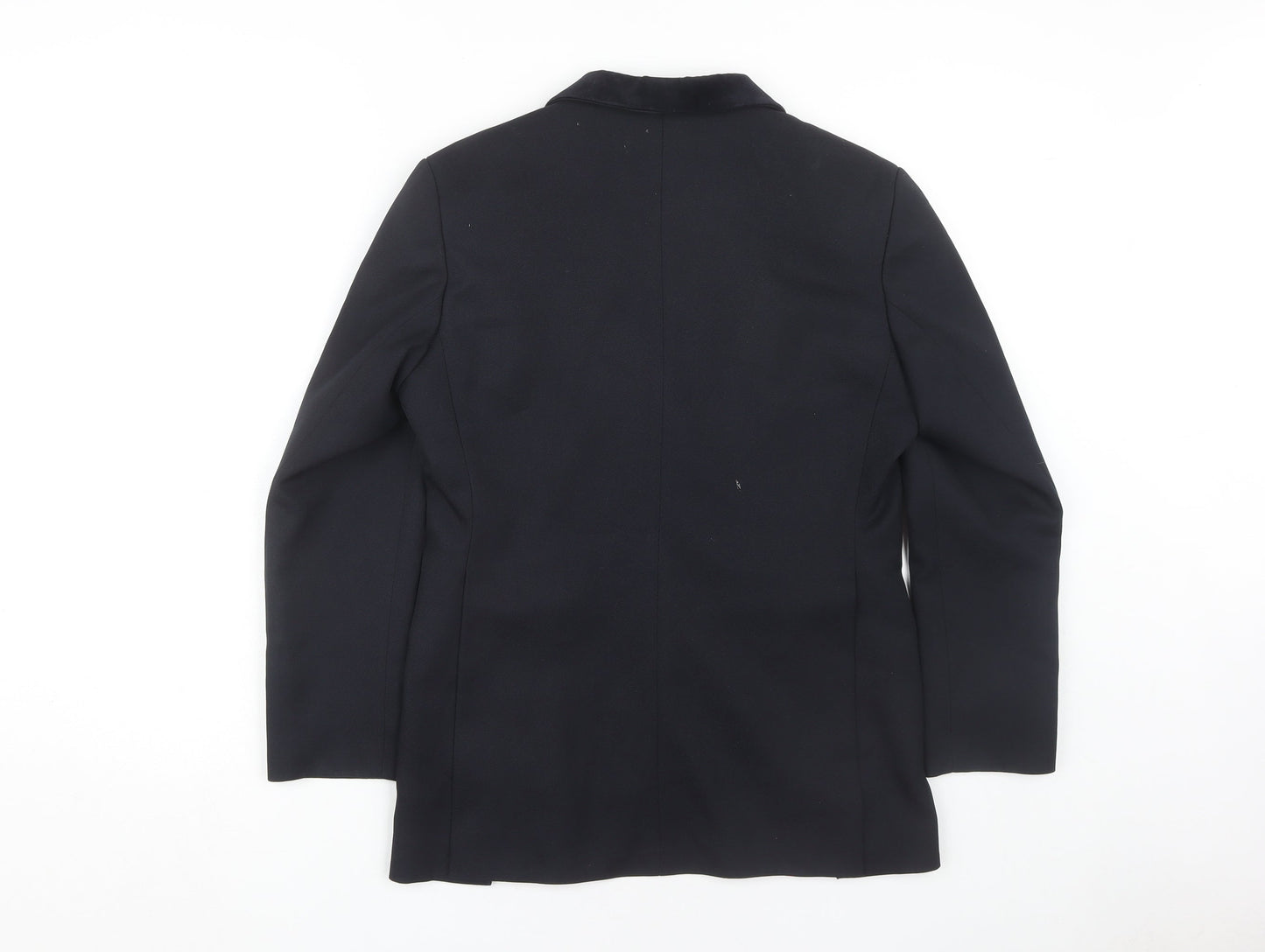 Just Togs Women's Blue Blazer Size 12 Lined Notch Lapel