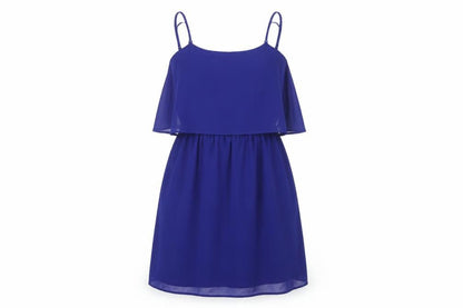 Mango Women's Blue Slip Dress, Size 6, Casual Wear