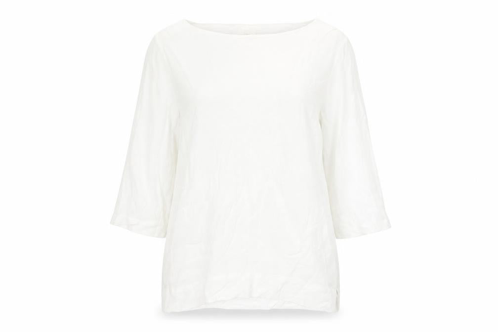 Womens UK Size 10 H&M White Tunic T-Shirt