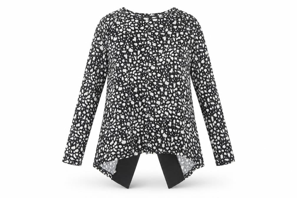 Womens UK Size 10 Label Lab Black Basic Blouse