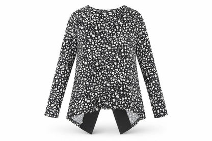 Womens UK Size 10 Label Lab Black Basic Blouse