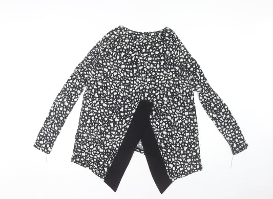 Womens UK Size 10 Label Lab Black Basic Blouse