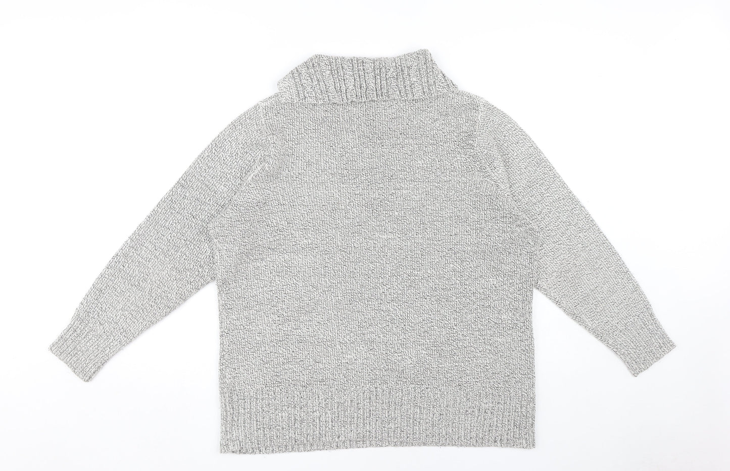 Womens UK Size L BM Collection Grey Pullover Jumper