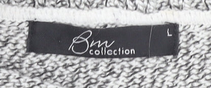Womens UK Size L BM Collection Grey Pullover Jumper