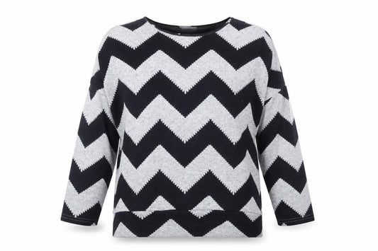 Womens UK Size 12 Apricot Grey Pullover Jumper