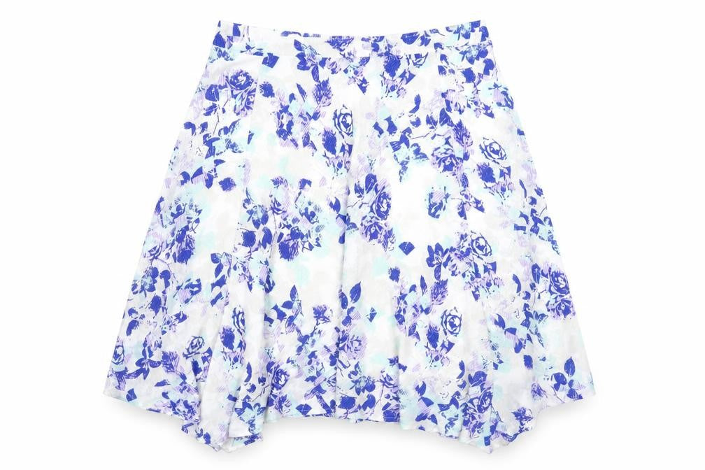 David Emanuel Women's Floral A-Line Skirt, Size 20