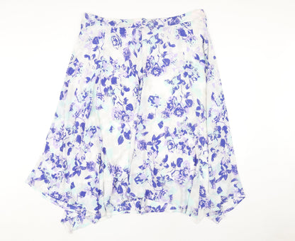 David Emanuel Women's Floral A-Line Skirt, Size 20