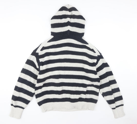 Womens UK Size M Zara Black Pullover Jumper