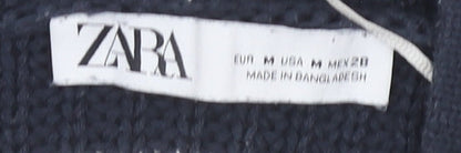 Womens UK Size M Zara Black Pullover Jumper