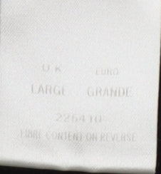 Eastex Women's Black Cardigan, Collared Wool Blend L