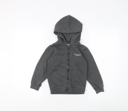 McKenzie Boys Grey Full Zip Hoodie 6-7 Years