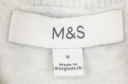 Marks and Spencer Women’s Striped Roll Neck Jumper S