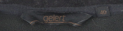 Gelert Unisex Adults Black Full Zip Jacket Size 12