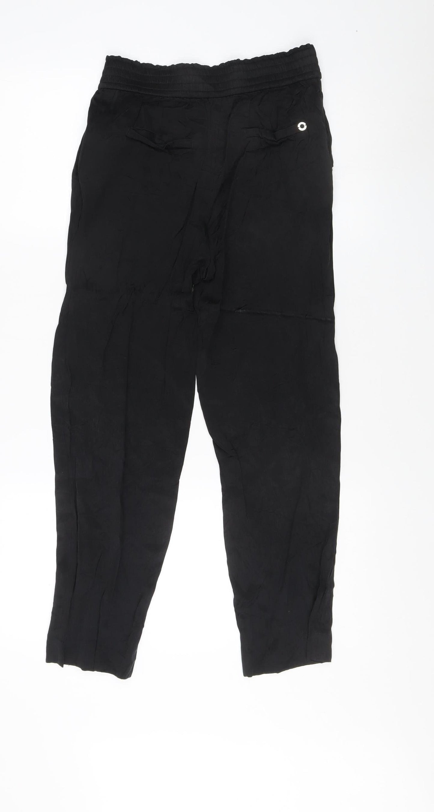 Massimo Dutti Black Women's Trousers, Size 8, Classic
