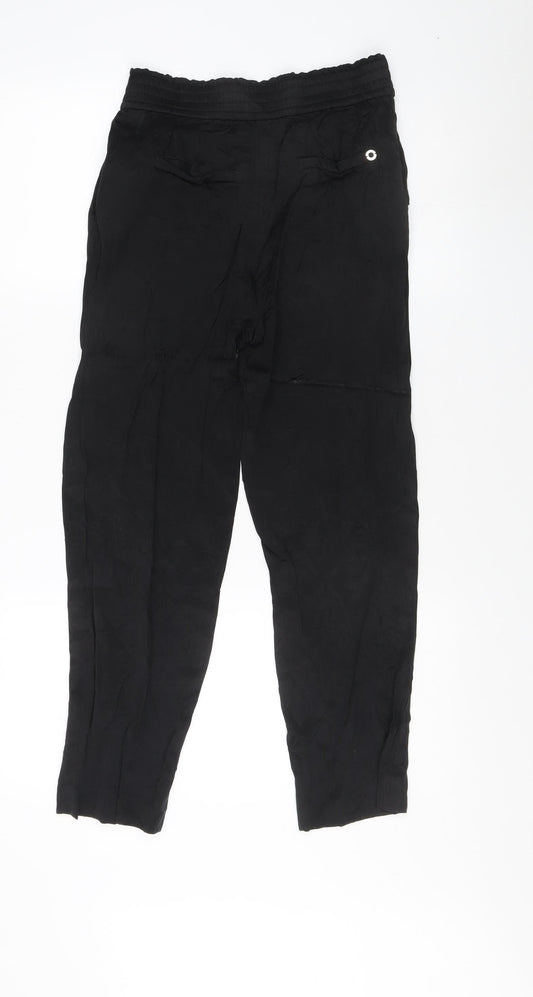 Massimo Dutti Black Women's Trousers, Size 8, Classic
