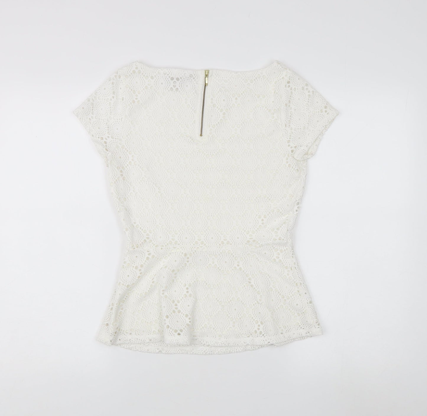 Banana Republic Women's White Lace Top Size 2