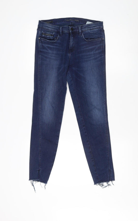 Calvin Klein Women's Blue Skinny Jeans, Size 6, Excellent Condition