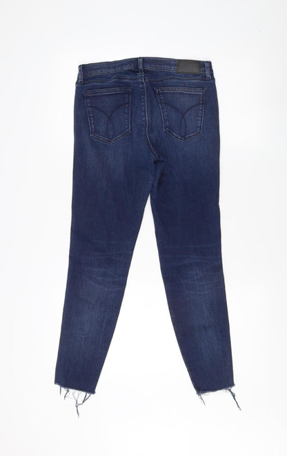 Calvin Klein Women's Blue Skinny Jeans, Size 6, Excellent Condition