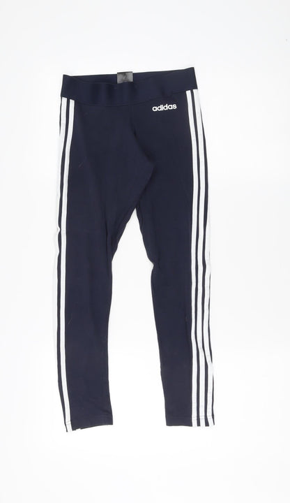 Womens UK Size XS adidas Slim Fit Jogger Black Leggings