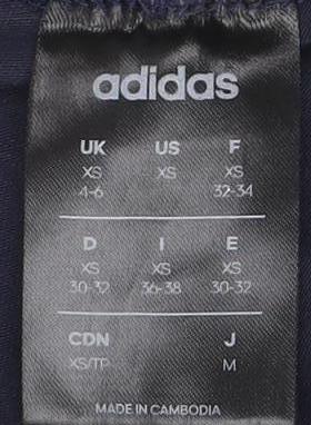 Womens UK Size XS adidas Slim Fit Jogger Black Leggings