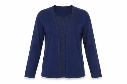 Womens UK Size S Honor Millburn Blue Cardigan Jumper