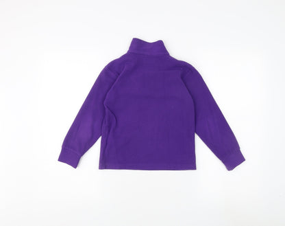 Mountain Warehouse Girls Purple Fleece Sweatshirt 5-6 Years