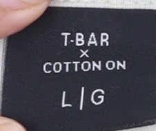 T-BAR Cotton On Men's Beige Large Graphic Tee
