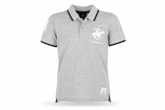 Beverly Hills Polo Club Boys Grey Polo Shirt 7-8 Years