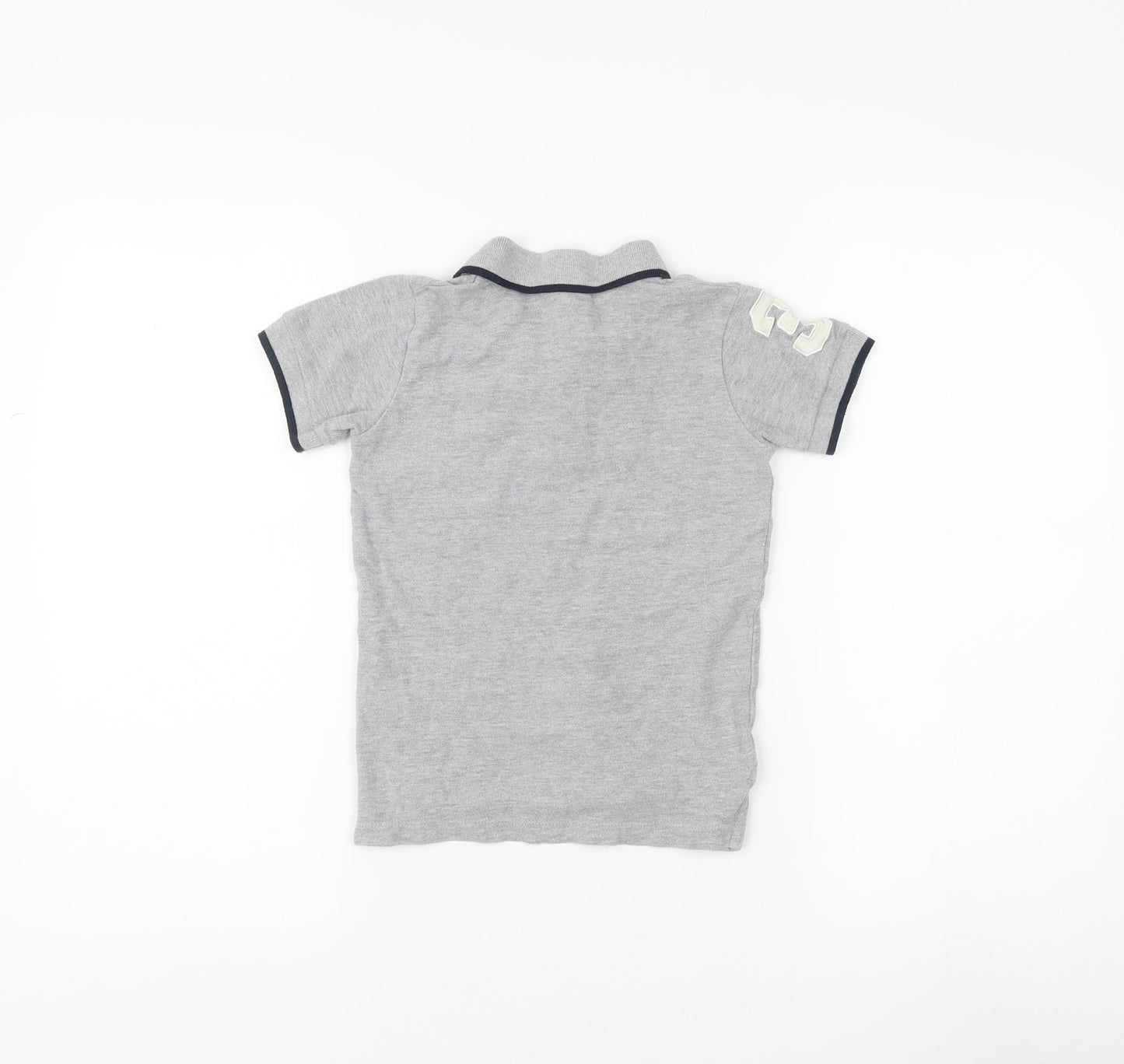 Beverly Hills Polo Club Boys Grey Polo Shirt 7-8 Years