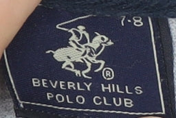 Beverly Hills Polo Club Boys Grey Polo Shirt 7-8 Years
