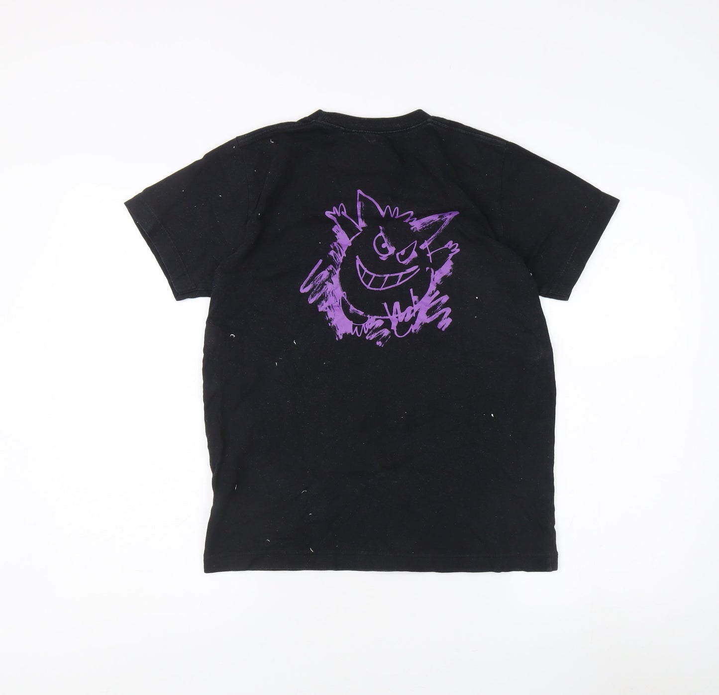 Uniqlo Boys Black Pokémon T-Shirt with Graphic Print, Age 13
