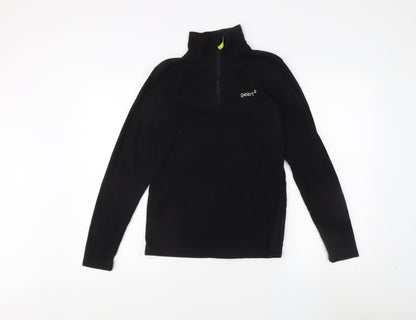 Gelert Boys Black Fleece Pullover Sweatshirt 11-12 Yrs