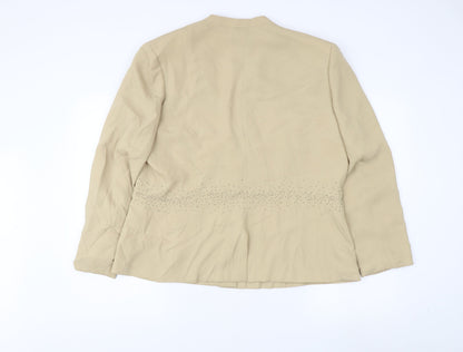 Jacques Vert Women's Beige Suit Jacket Size 20