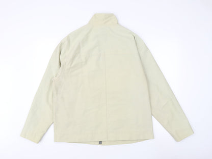 Mens UK Size M Jeff Banks Beige Windbreaker Coat