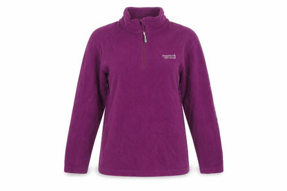Womens UK Size 12 Regatta Purple Henley Sweatshirt
