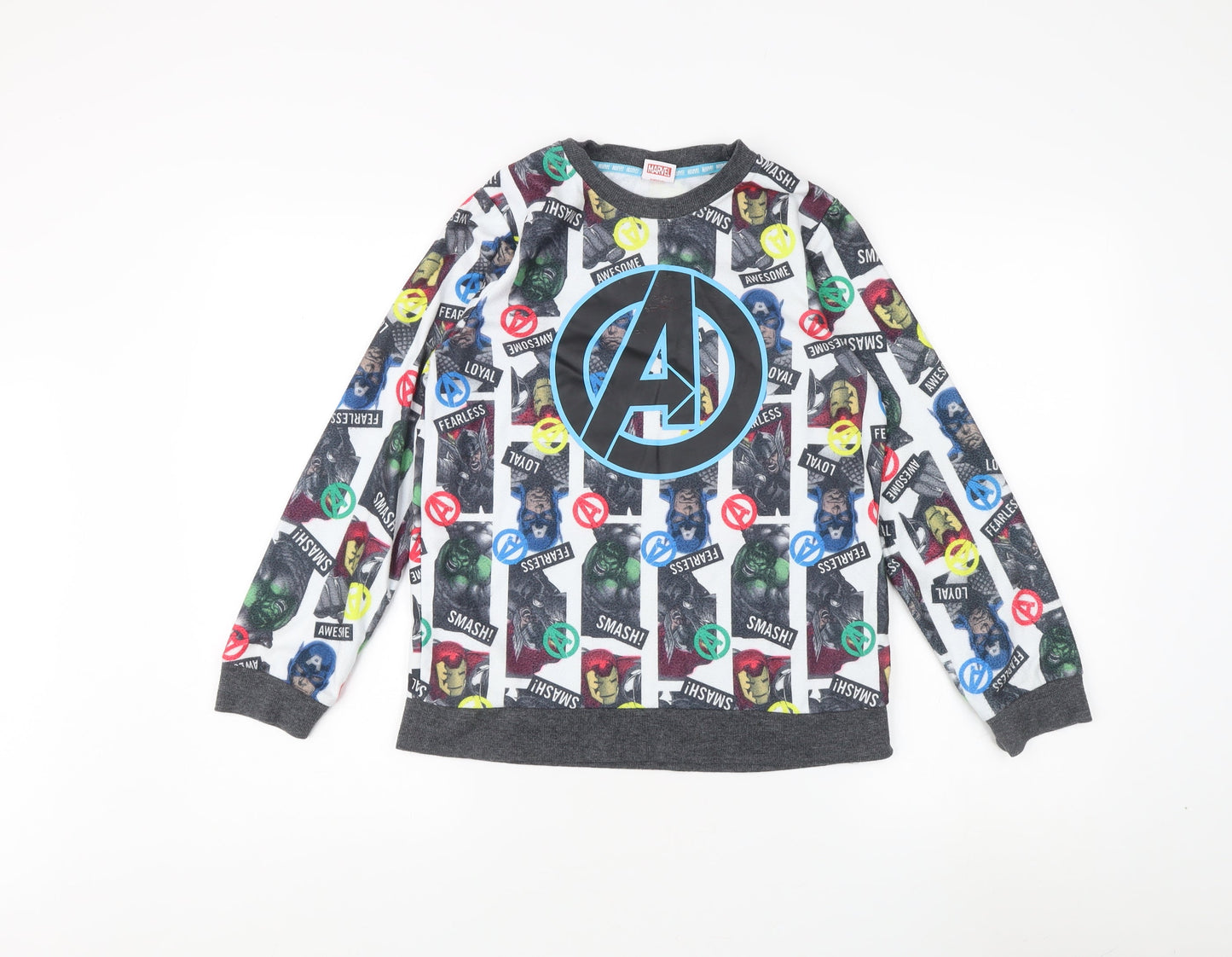Marvel Boys Multicoloured Avengers Pyjama Top 10-11 Years