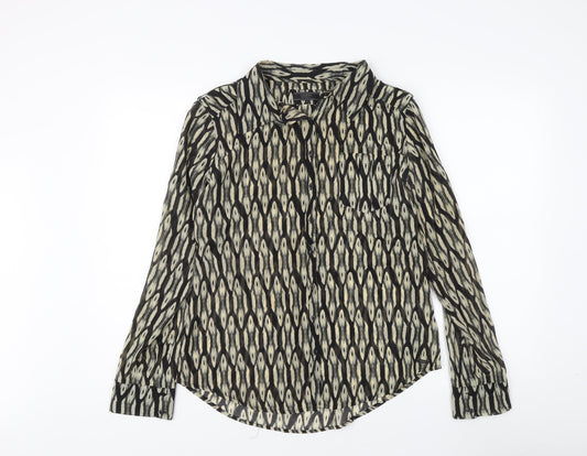 Guess Women's Multicoloured Button-Up Blouse, Size L