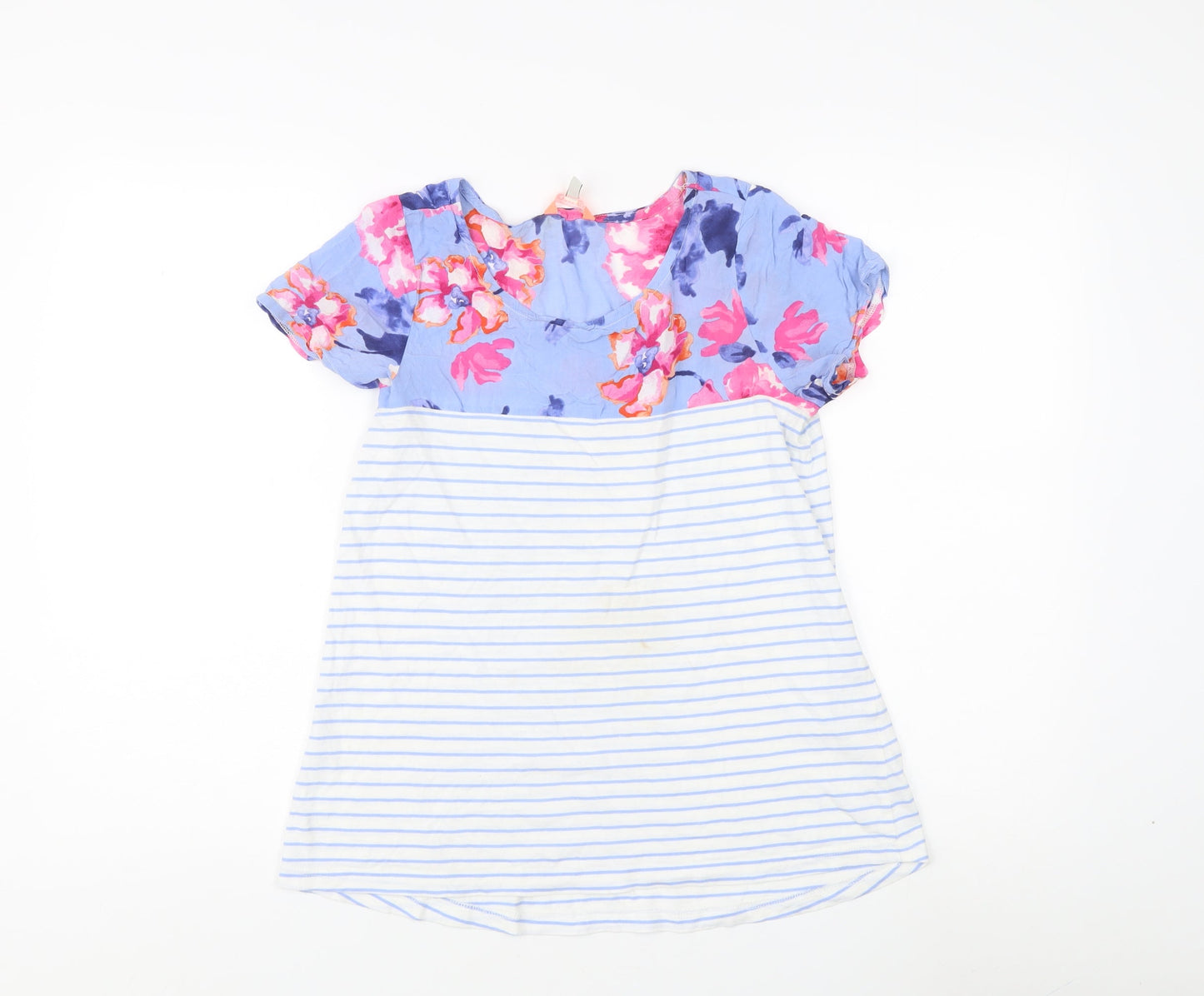 Womens UK Size 6 Joules Multicoloured Basic T-Shirt