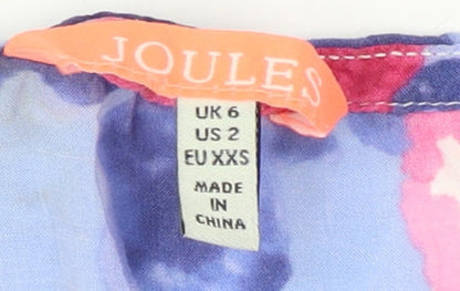 Womens UK Size 6 Joules Multicoloured Basic T-Shirt